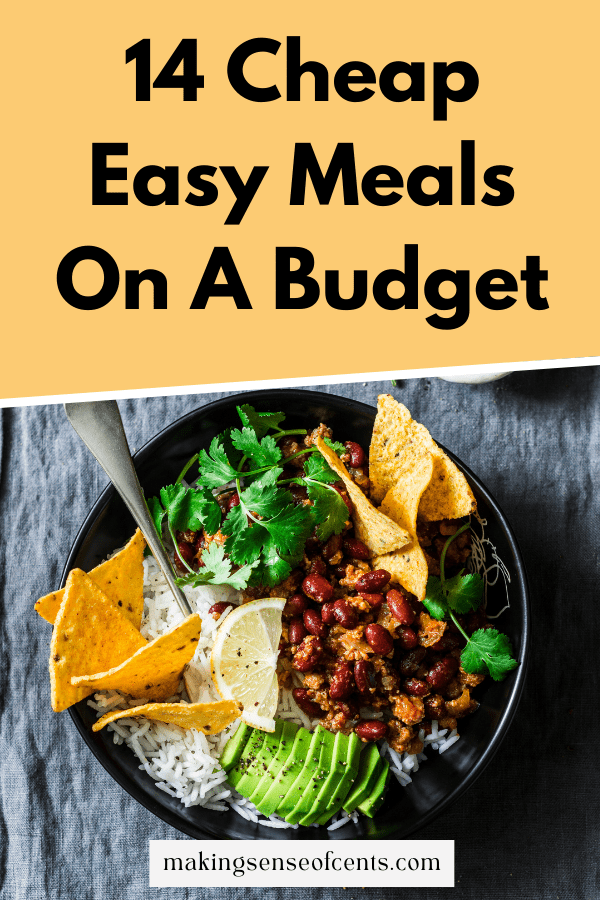 cheap easy meals on a budget